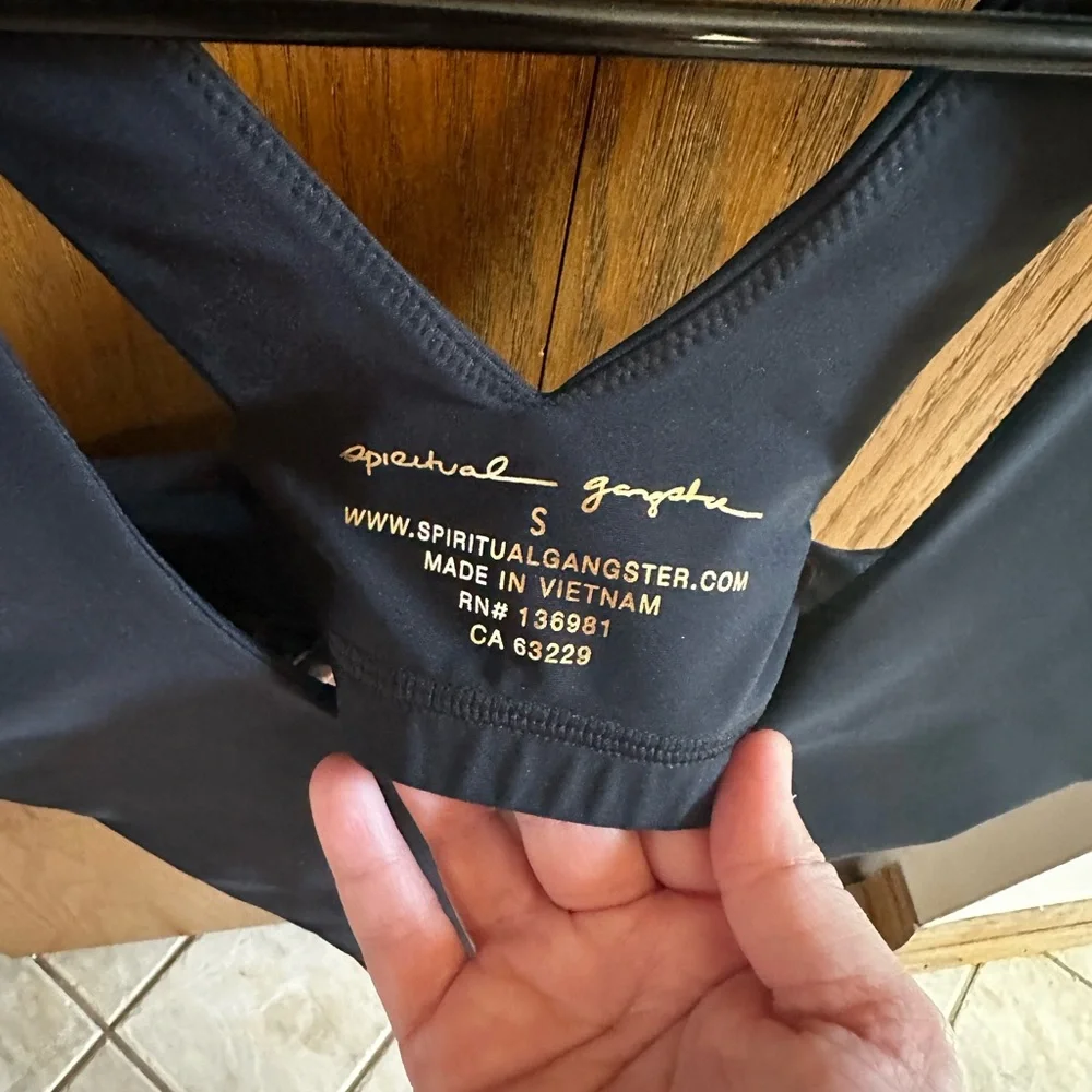 Spiritual Gangster Shakti Sports Bra Navy New With Tags Size Small - Picture 12 of 13